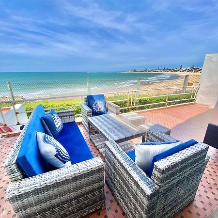 Splendid Beachfront Villa In Sidi Bouzid Beach With Pool Douar Ourlali Extérieur photo