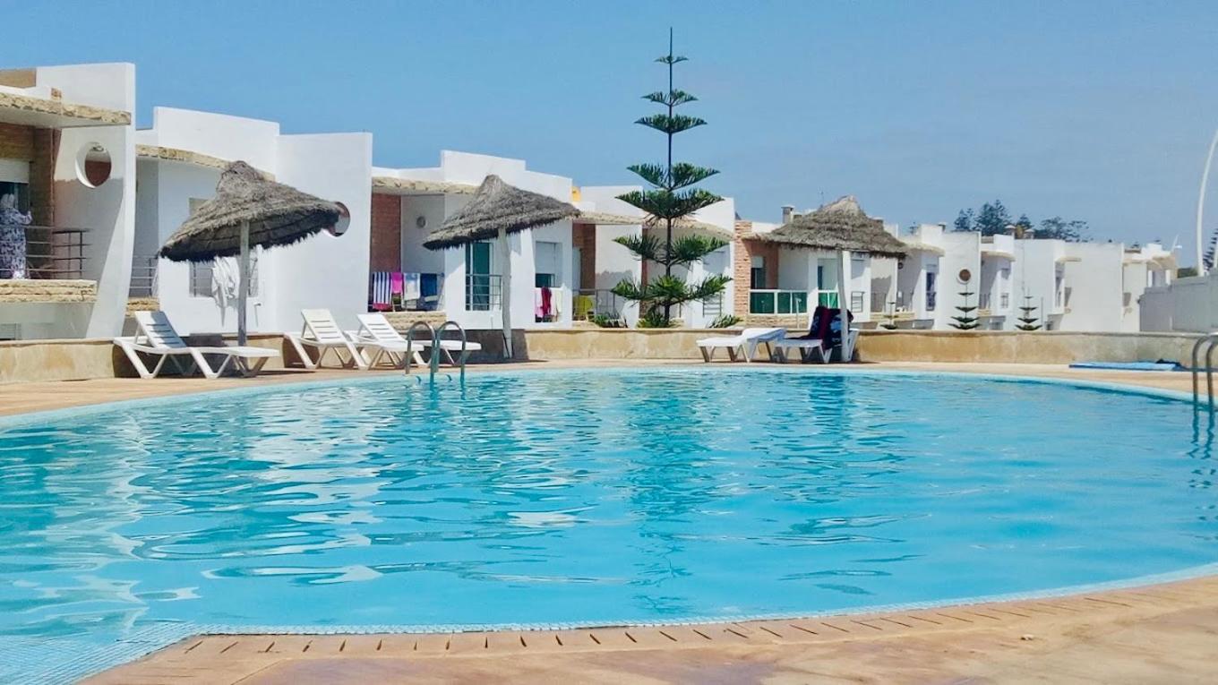 Splendid Beachfront Villa In Sidi Bouzid Beach With Pool Douar Ourlali Extérieur photo